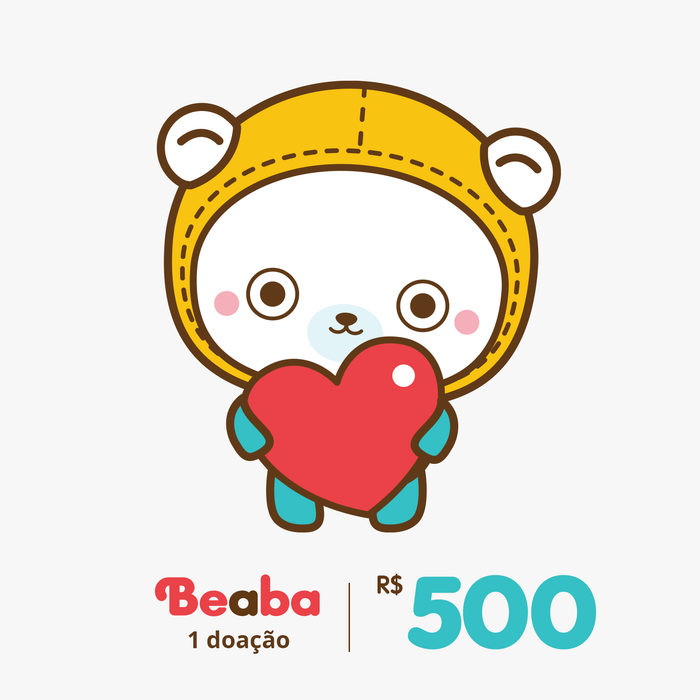 1 Doação de 500 Reais