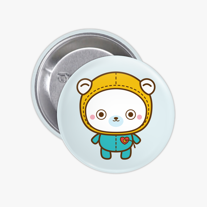Button azul claro • Beaba