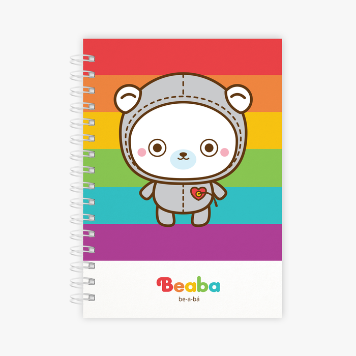 Caderno Beaba Rainbow