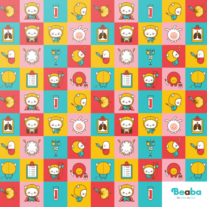 Papel de Presente Mosaico • Beaba